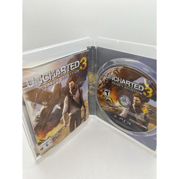 Uncharted 3 PS3 : Drake's Deception (Sony PlayStation 3 PS3, 2011) W/ Manual CIB - Picture 4 of 7